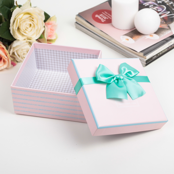 Набор коробок 3в1, 21 х 21 х 10 - 14 х 14 х 7 см