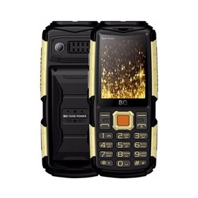 Сотовый телефон BQ M-2430 Tank Power, 2.4', 2 sim, microSD, 4000мАч, золотистый Ош