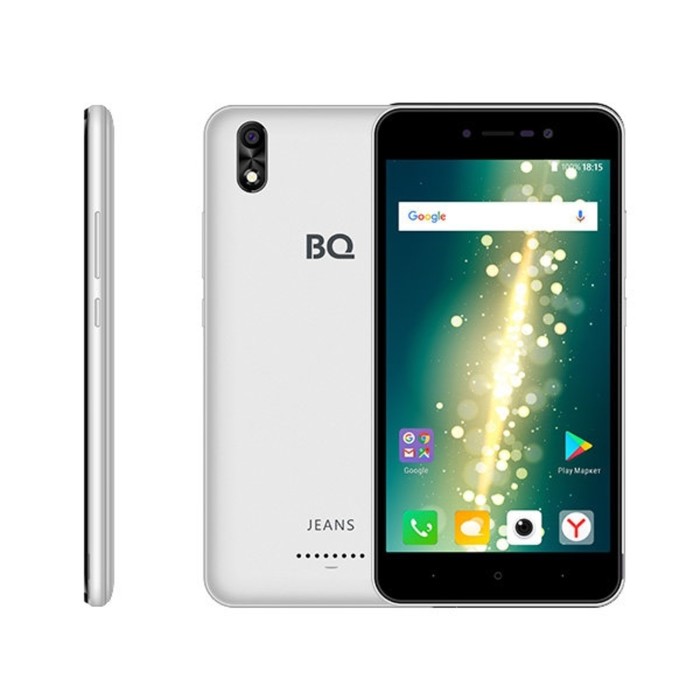 Смартфон BQ S-5591 Jeans Silver 5,5"IPS,1280*720,8Gb,1Gb RAM,13Mp+5Mp,цвет серебряный