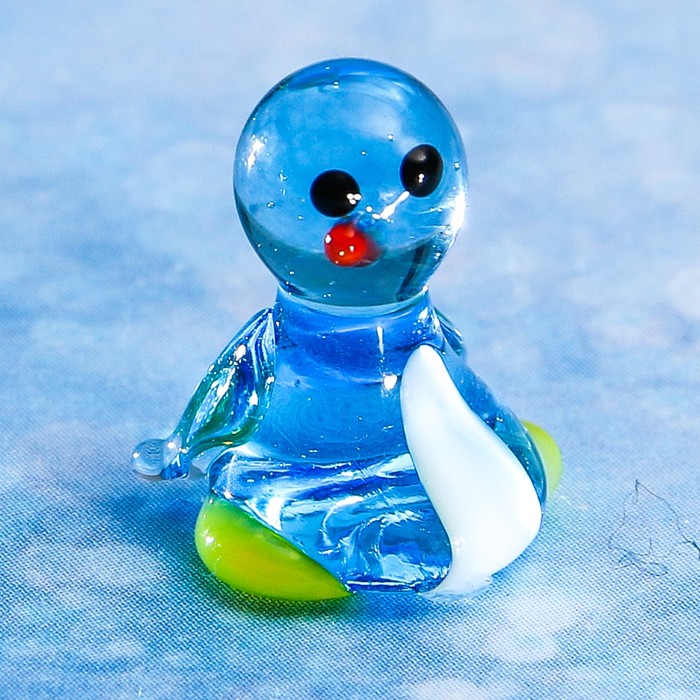 Сувенир стекло микро "Пингвин" 1,3х1,1х1,2 см