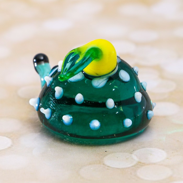 Сувенир стекло средняя фигурка "Еж" 2,5х3,5х4 см МИКС