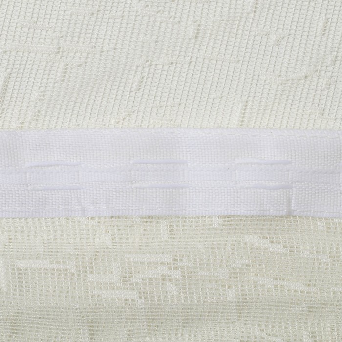 Штора Тюль жаккард "Ностальжи" молочный 260х300 см 1шт/компл.100% п/э