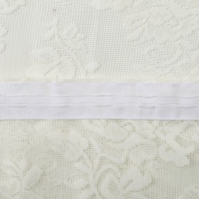 

Штора Тюль жаккард "Розарий" молочный 260х300 см 1шт/компл.100% п/э