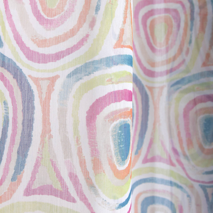 Штора Тюль печать "Фьюжн" мульти 150х260 см, 1шт/компл.100% п/э