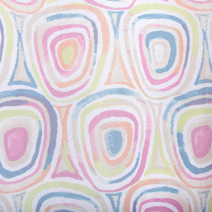 Штора Тюль печать "Фьюжн" мульти 150х260 см, 1шт/компл.100% п/э