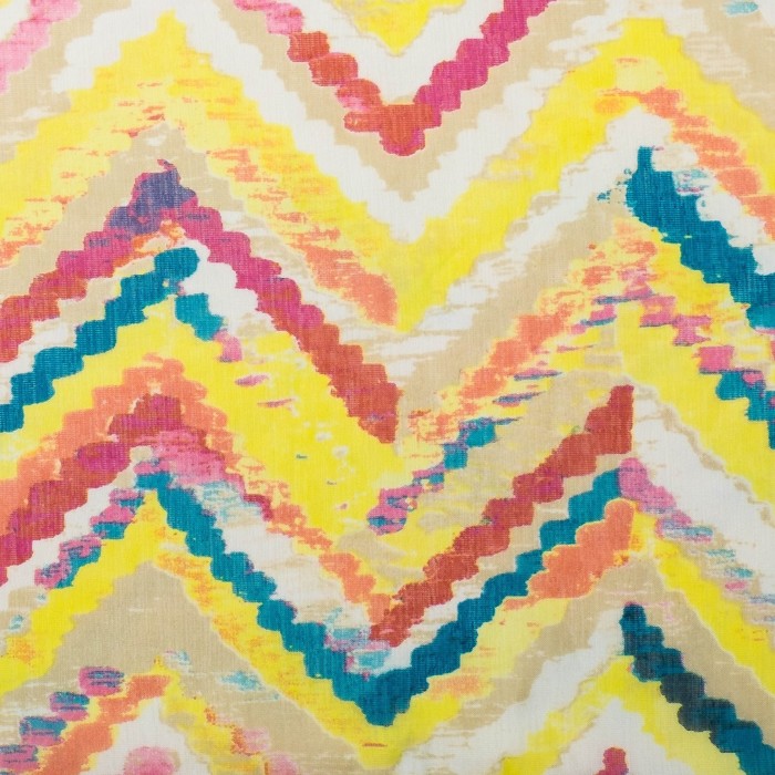 Штора Тюль-печать "Бохо" мульти 260х300 см 1шт/компл.100% п/э