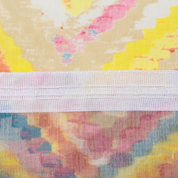 Штора Тюль-печать "Бохо" мульти 260х300 см 1шт/компл.100% п/э