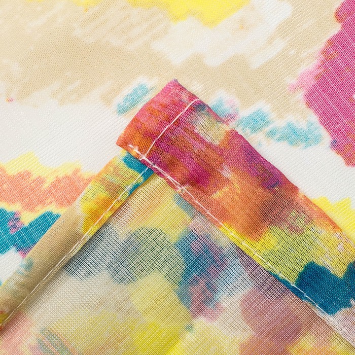 Штора Тюль-печать "Бохо" мульти 260х300 см 1шт/компл.100% п/э