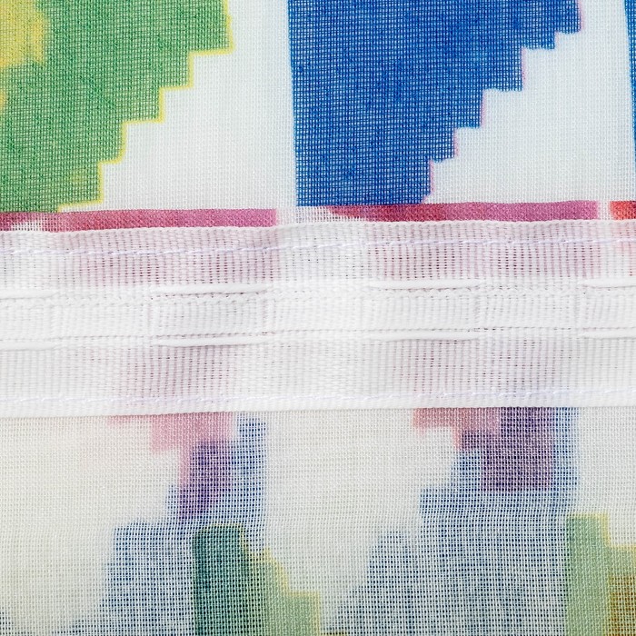 Штора Тюль-печать "Этно" мульти 260х300 см 1шт/компл.100% п/э