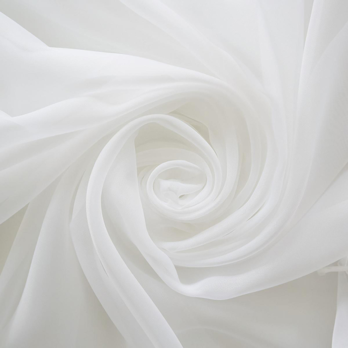 фото Тюль вуаль 500х260 см, 1шт, цвет белый, 100% полиэстер witerra