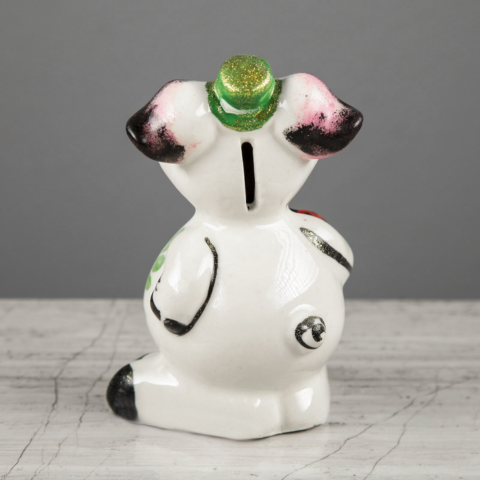 Копилка "Наф-наф" 7,5*8,5 см цветы