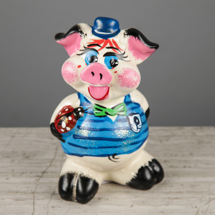 Копилка "Наф-наф" 7,5*8,5 см в одежде