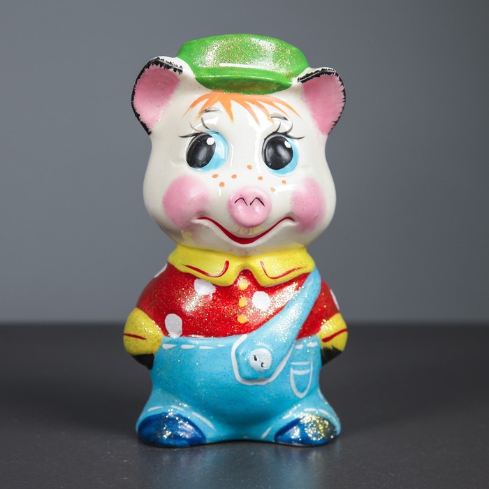 Копилка "Фунтик" 9,5*16 см цветной