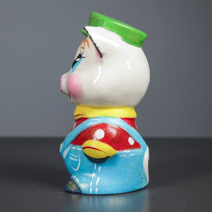 Копилка "Фунтик" 9,5*16 см цветной