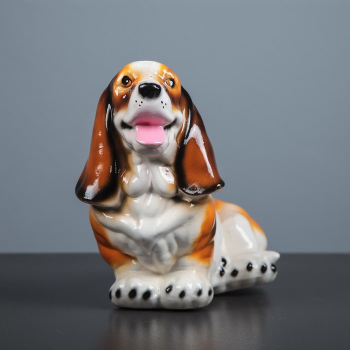 Садовая фигура "Собака Бигль" микс