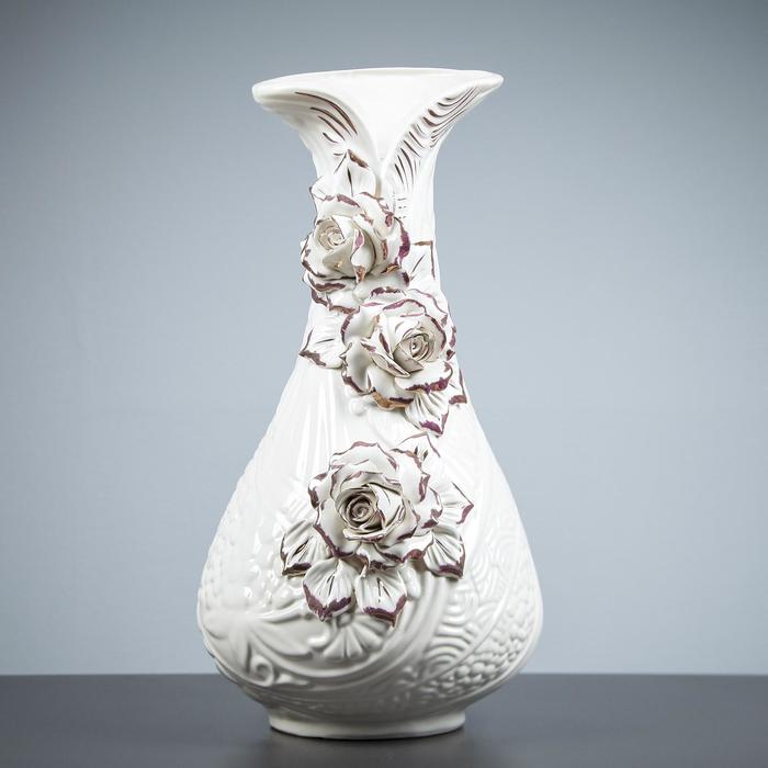 Ваза "Каприз" лепка, золото