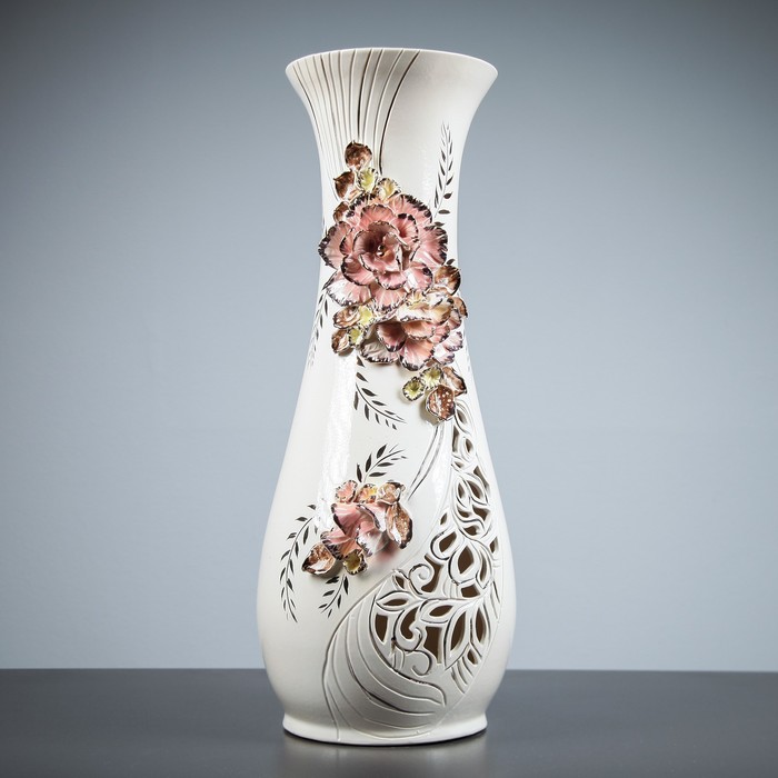 Ваза "Осень" резка золото МИКС