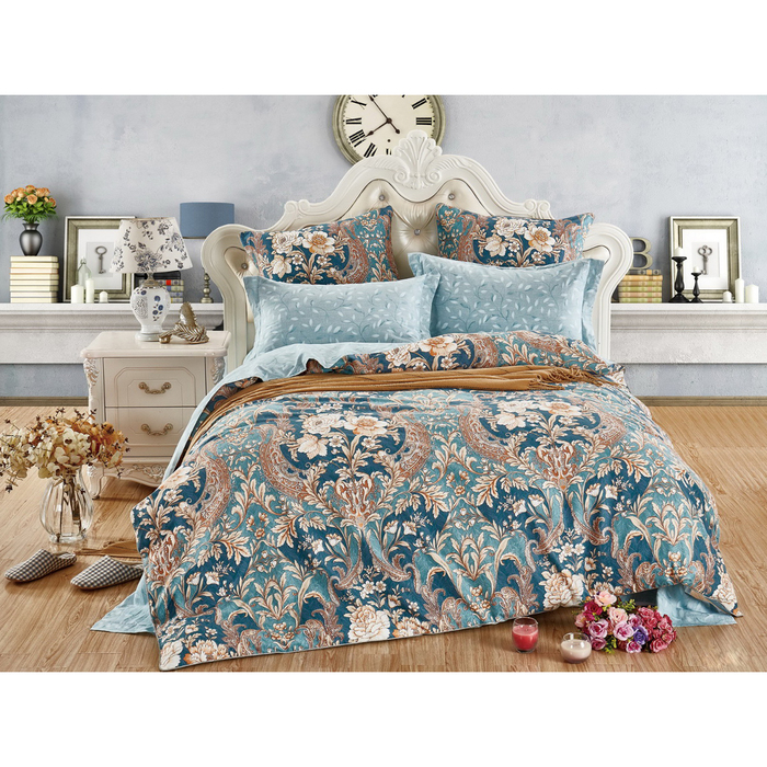 КПБ 1,5 сп, размер 160х230 см, 150х210 см, 70х70 см-2 шт., сатин 15/399-SK