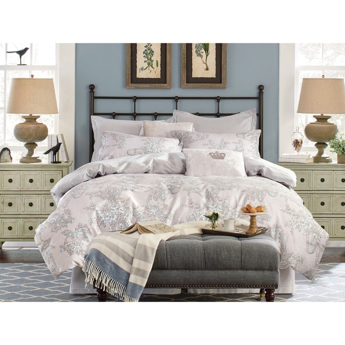 КПБ 2 сп, размер 230х240 см, 180х210 см, 70х70 см-2 шт., сатин 20/337-SK