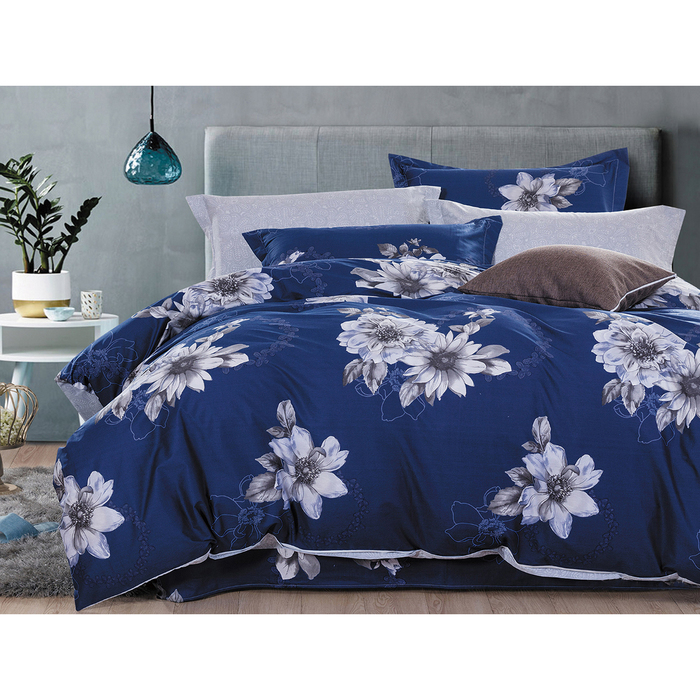 КПБ 2 сп, размер 230х240 см, 180х210 см, 70х70 см-2 шт., сатин 20/408-SK