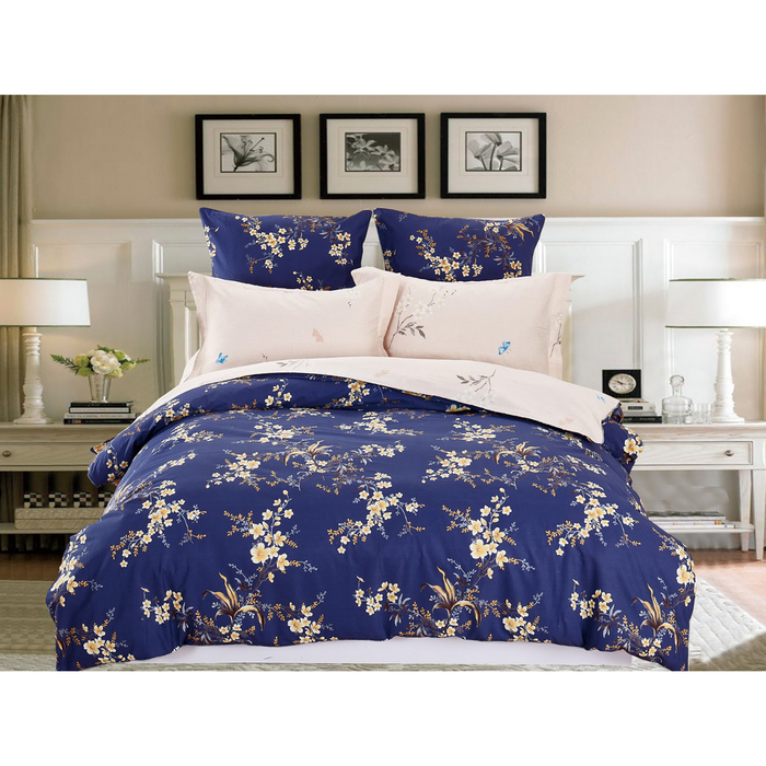 КПБ евро, 230х250 см, 200х220 см, 50х70 см, 70х70 см по 2 шт., сатин 31/395-SK