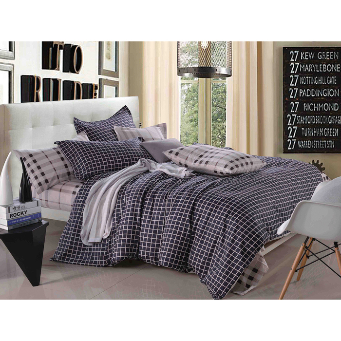 КПБ евро, 230х250 см, 200х220 см, 50х70 см, 70х70 см по 2 шт., сатин 31/404-SK