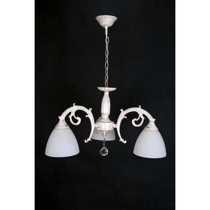 Люстра "Александра" 3x60Вт E27 белый-золото