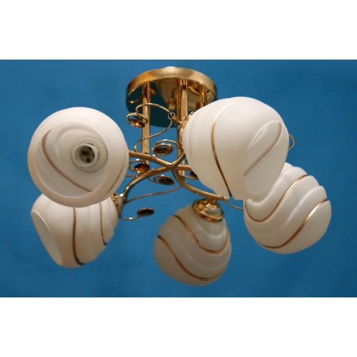 Люстра "Джессика" 5x60Вт E27 золото