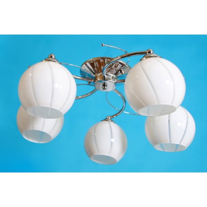 Люстра "Алан" 5x60Вт E27 хром