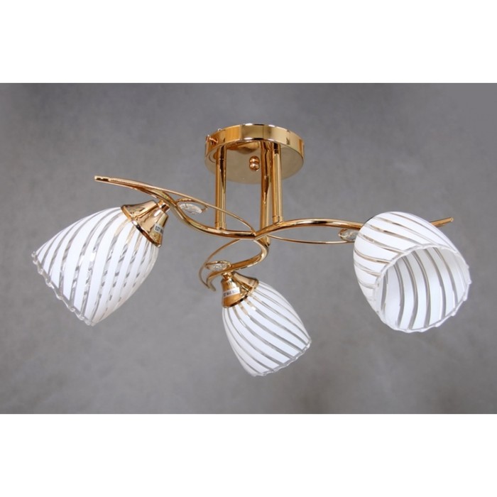 Люстра "Бетти" 3x60Вт E27 золото