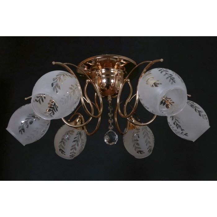 Люстра  "Кендра"  6x60Вт E27 золото