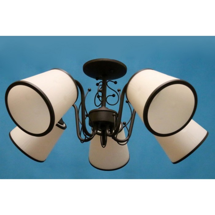 Люстра  "Леа" 5x60Вт E27 черный