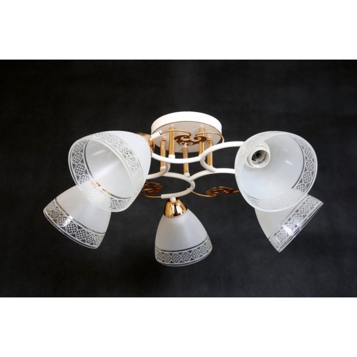 Люстра "Абель" 5x60Вт E27 белый