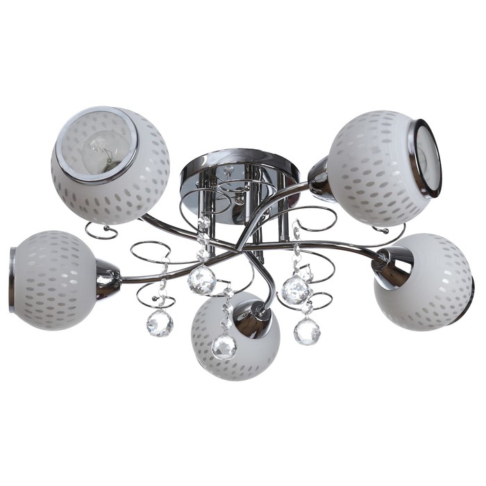 Люстра "Хейли" 5x60Вт E27 хром