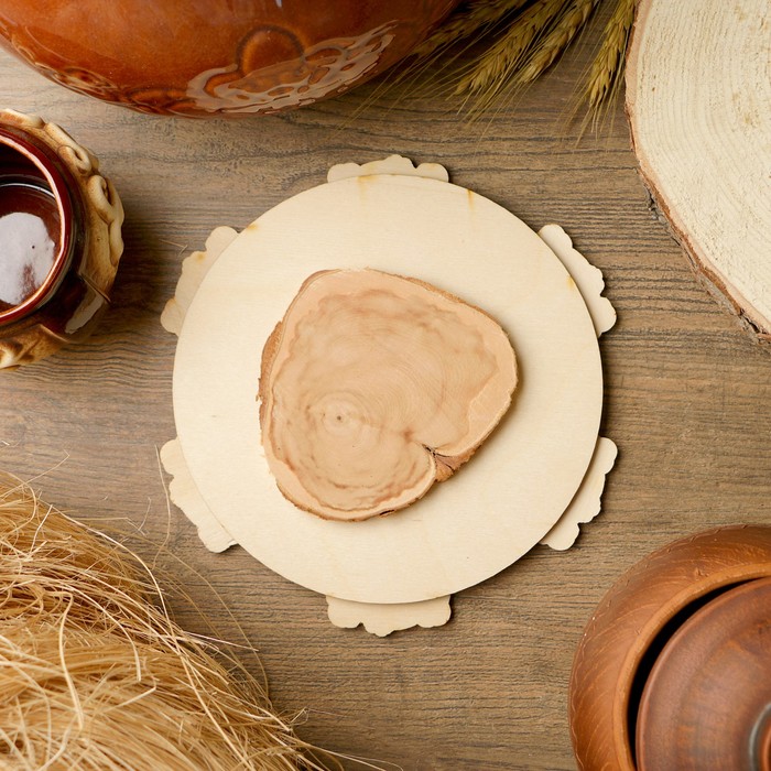 Подставка под горячее «Кокетки», D = 20 см, можжевельник