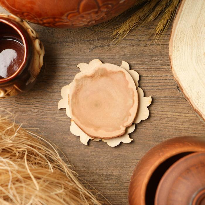 Подставка под горячее «Лилия», 11 см, можжевельник