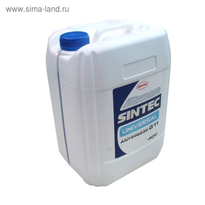 Антифриз SINTEC UNIVERSAL синий, 10 кг антифриз sintec premium малиновый 1 кг