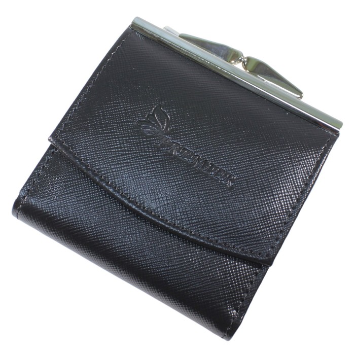 Портмоне женское, отдел для купюр, для монет, для кредитных карт, цвет чёрный