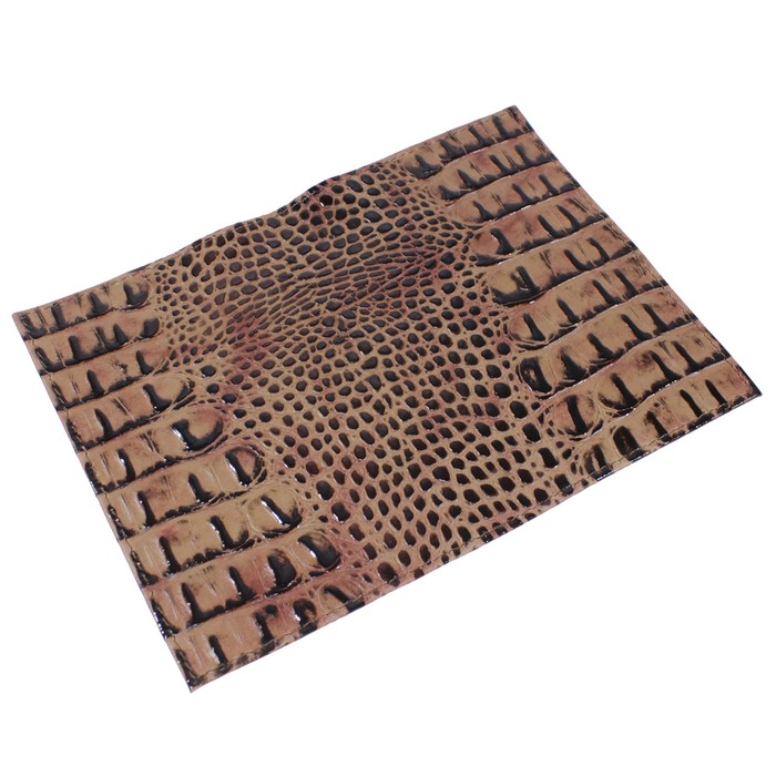 Обложка для паспорта, отдел для кредитных карт, цвет коричневый