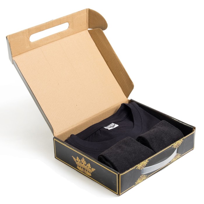 Набор "Самый главный" футболка и носки (2 пары), размер 48