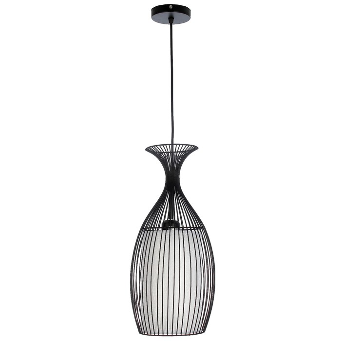 Светильник "Лофт бокал" 1x40W E27 черный 21x21x45 см