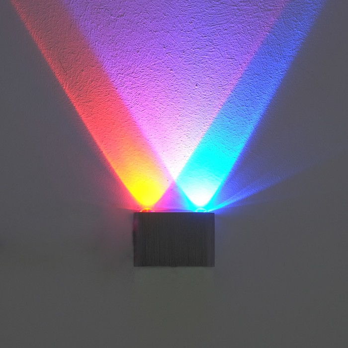 Светильник 28040/2 "Ипсилон" 2x1W LED 6x3x9,5 см