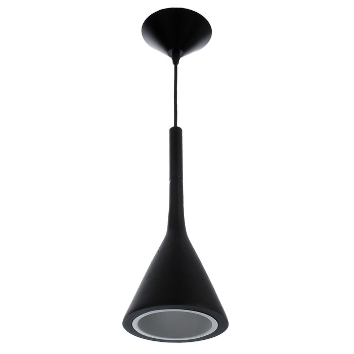 Светильник "Конус" 1x15W E14 черный 16,5x16,5x30 см