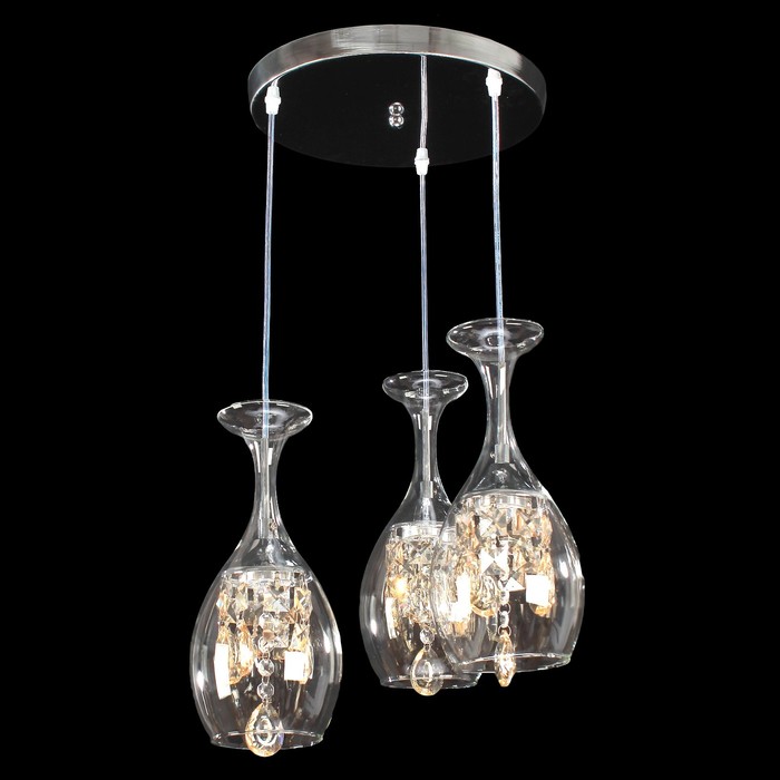 Светильник "Бокал" 3x5W LED 30x30x29 см