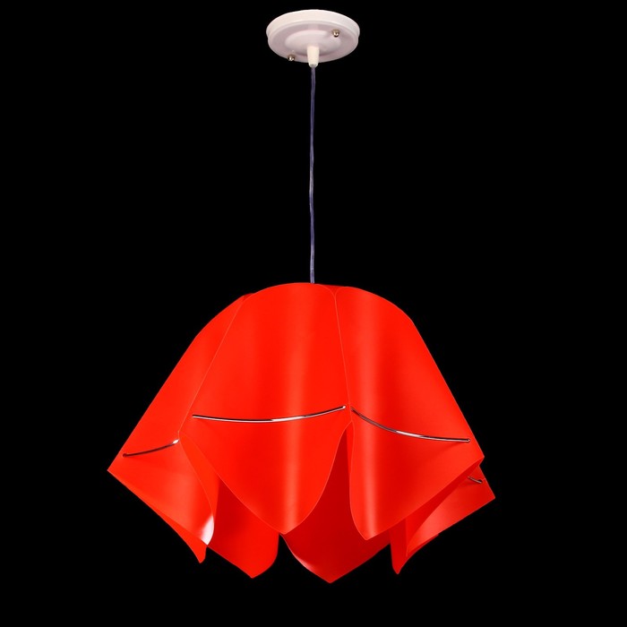 Люстра подвес "Джули" E27 1х60Вт красный 27х42х100 см