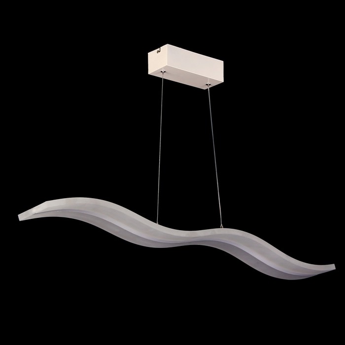 Светильник "Волна" 36W 4000K LED (пульт в комплекте) белый/черный 10x97x10 см