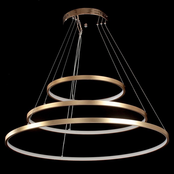 Светильник "Орбита" 90W 3000K/4000K LED (пульт в комплекте) золото 80x80x40 см