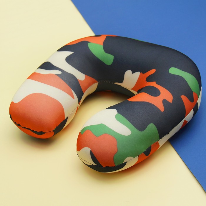 Мягкая игрушка-антисресс подголовник "Камуфляж"