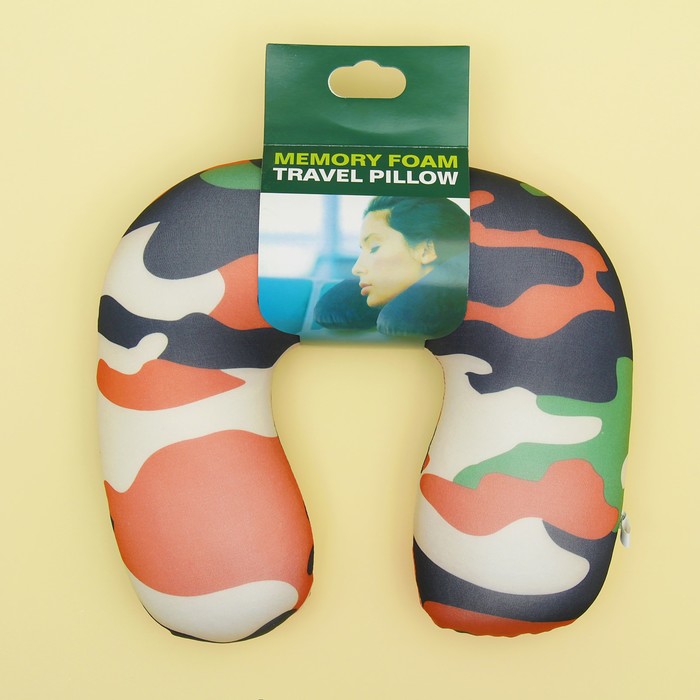 Мягкая игрушка-антисресс подголовник "Камуфляж"