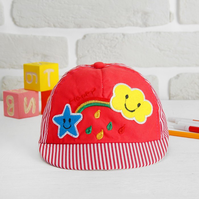 Кепка детская "Малыш", р-р 40, цвета МИКС